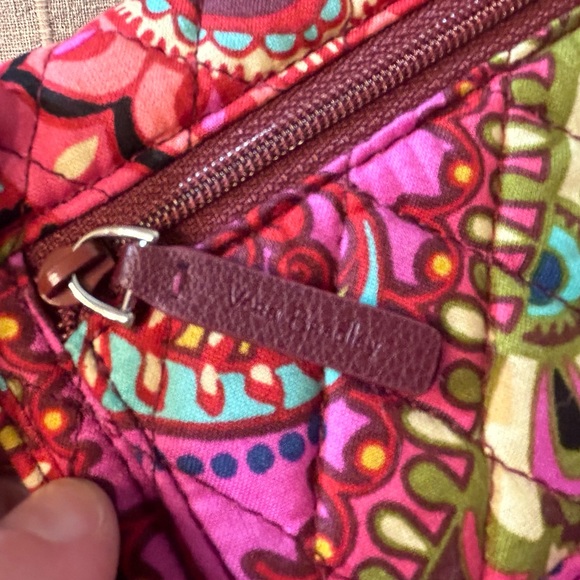 Vera Bradley maroon tri-fold wallet - Picture 4 of 4